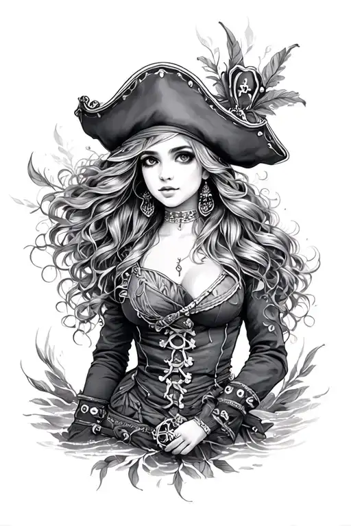 Beautiful Pirate Girl