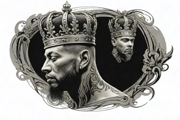 Kayman With A Crown Over K