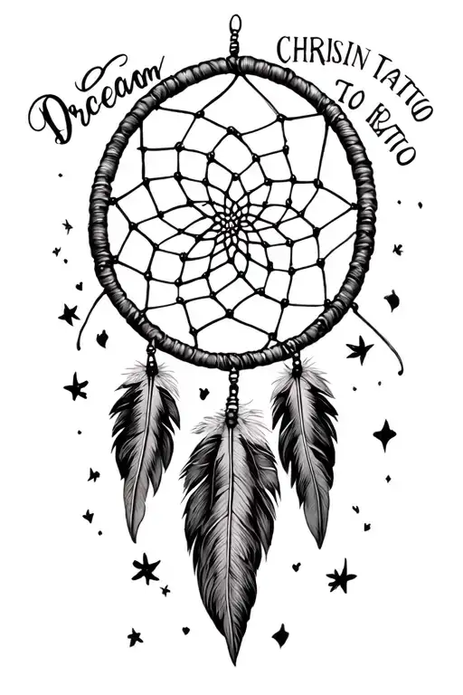Dream Catcher With Christian Saying