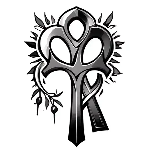 Ankh Wtih Background