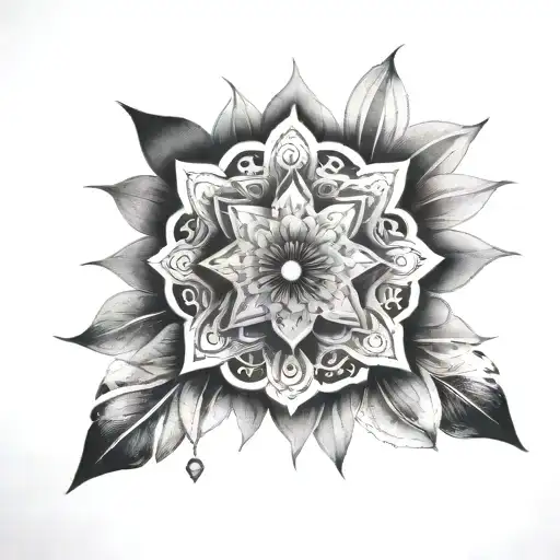 Galaxy And Mandala Style