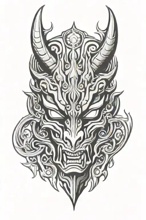 Demon Mask No Tribal