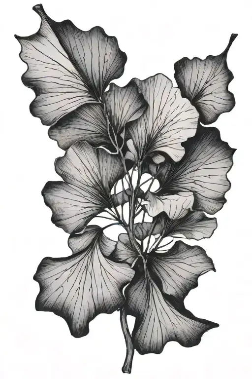 Ginkgo Tree Leaf