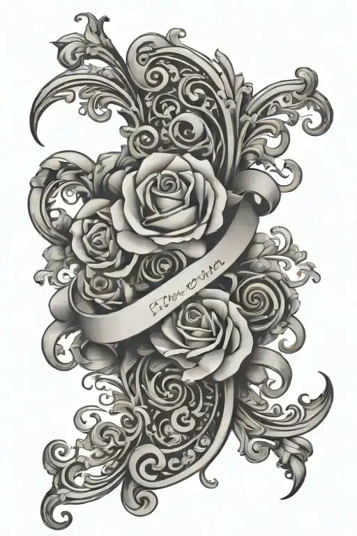 Scroll With My Kids Name Written