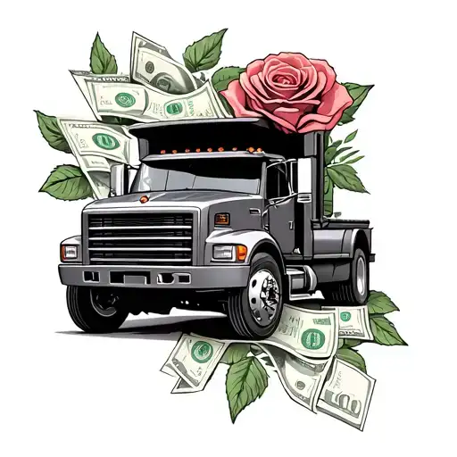 Truck And Money Rose