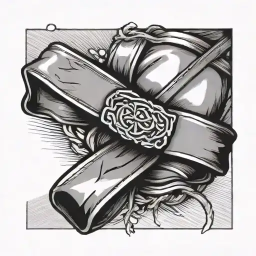 Karate Black Belt Tied Together