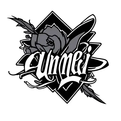 Unmei Lettering Style Design