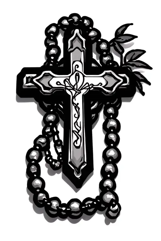 Rosary Necklace Connected