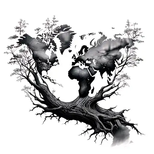 World Tree Forearm Tatto With Tjors Hamm