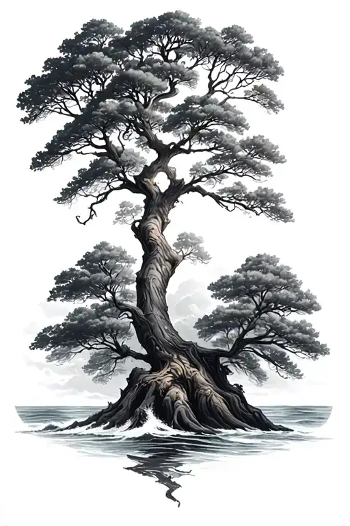 Oak Tree Ocean