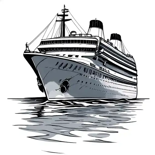 Single Line Cruise Ship