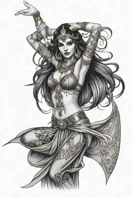 Belly Dancer Hip Hop