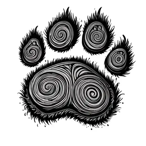 Bear Paw Nordic Spirals In Small Pads