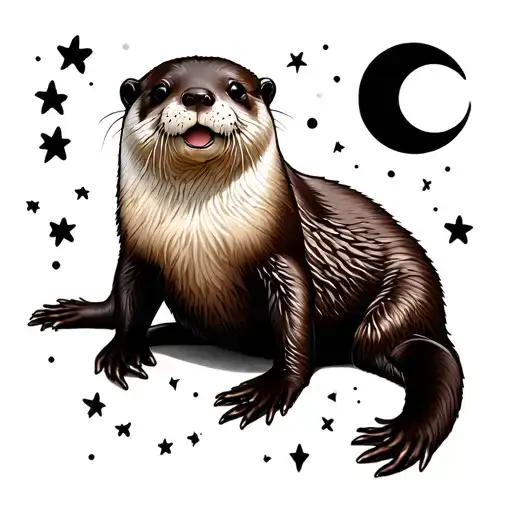 Otters Pices Zodiac Sign