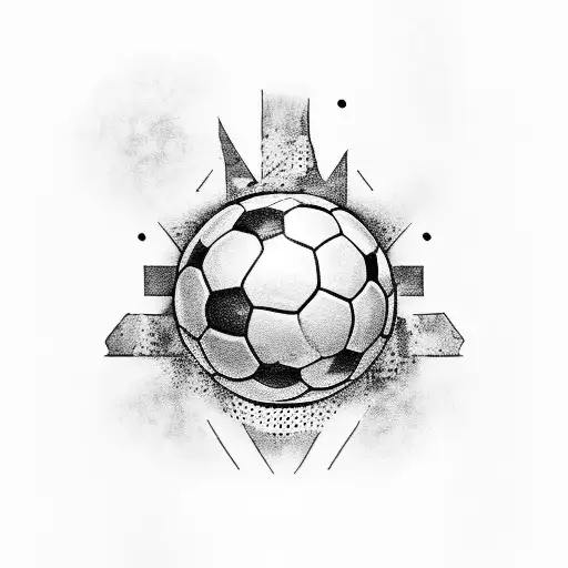 Soccer Player And 3 Stars