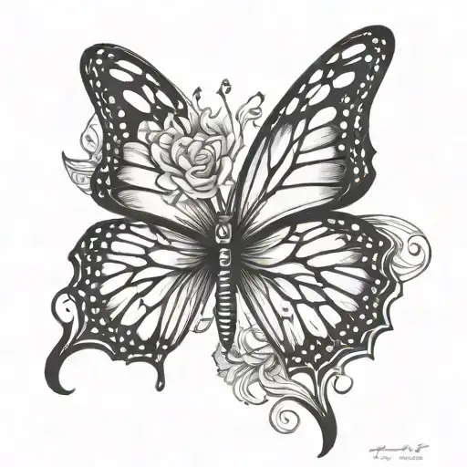 Multiple Sclerosis Monarch Butterfly Wing