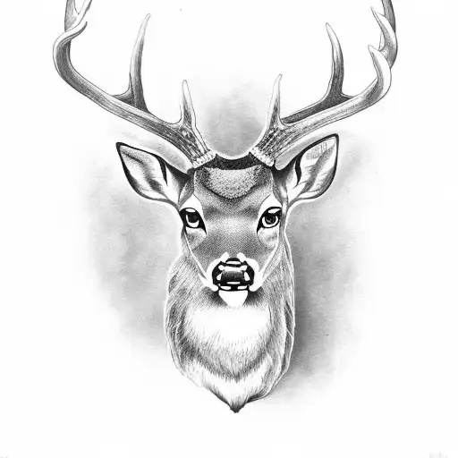 Deer Head Half Samoan Half Austrian Design