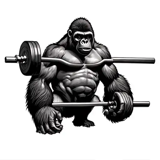 Gorilla And Barbell