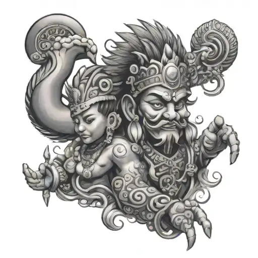 Indian Rakshas In Form Of Japanese Boi