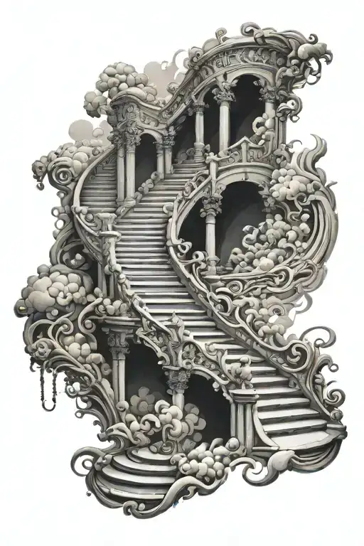 Marble Stairs Heaven And Hell