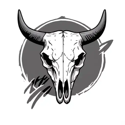 Hunting And Western Bull Skull