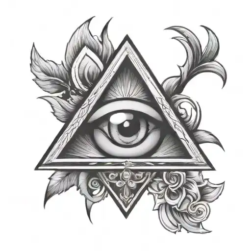 Ank Symbol With Third Eye Symbol Integrated