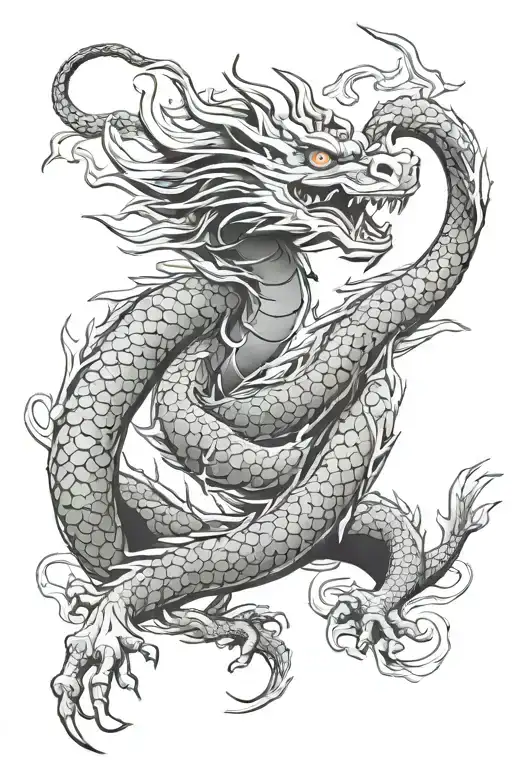 Japanese Dragon For Forearm Tattoo Like