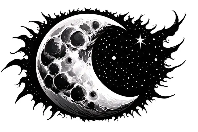 Quarter Moon Shining