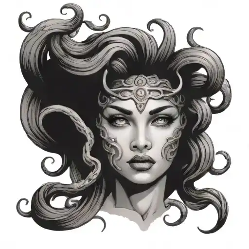 Fierce Expression Medusa