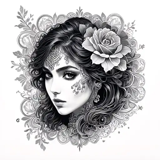 Portrait Filigree Design