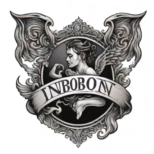 Banner That Says Unborn In Black Text