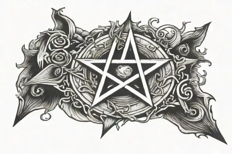 Cuff Pentagram Witch Evil
