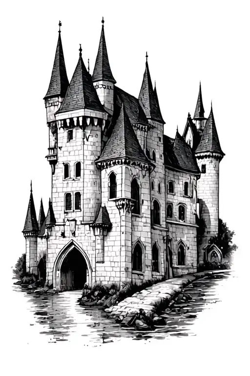 American Traditional Gothic Castle