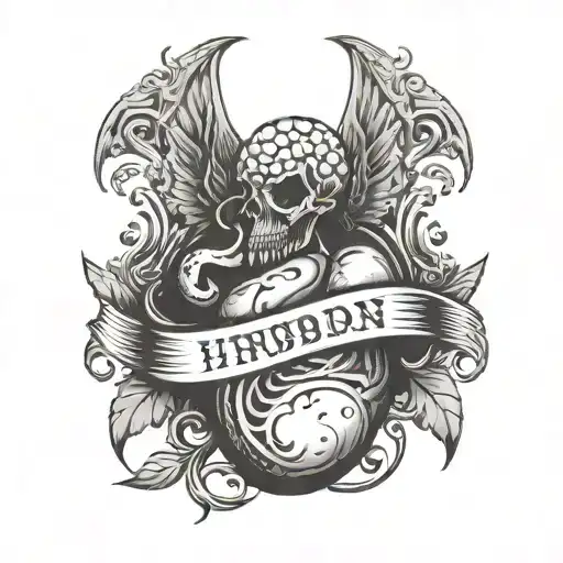 Poster That Says Unborn In Black Text