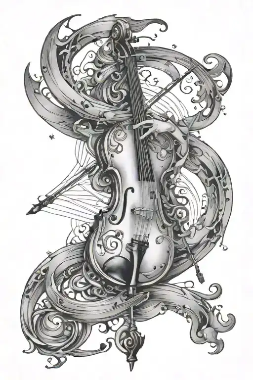 Sagitarius Signs With Music Galaxy Background