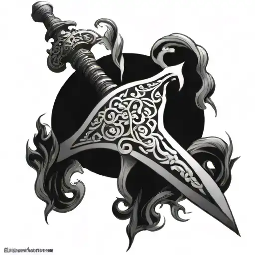 Berserk Sword Intertwined Vines