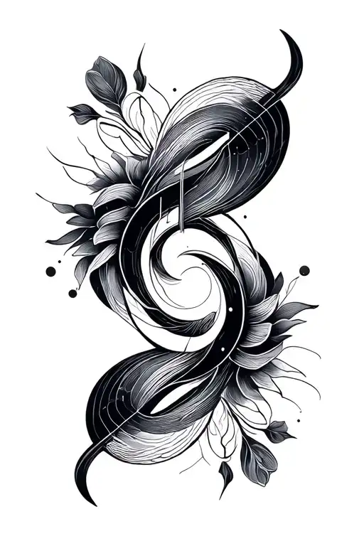 Holy Geometry Fusion With Zen Circle Linework And Brush Minimalist