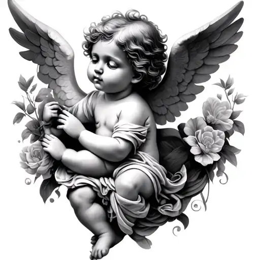Cherub Whispering Words