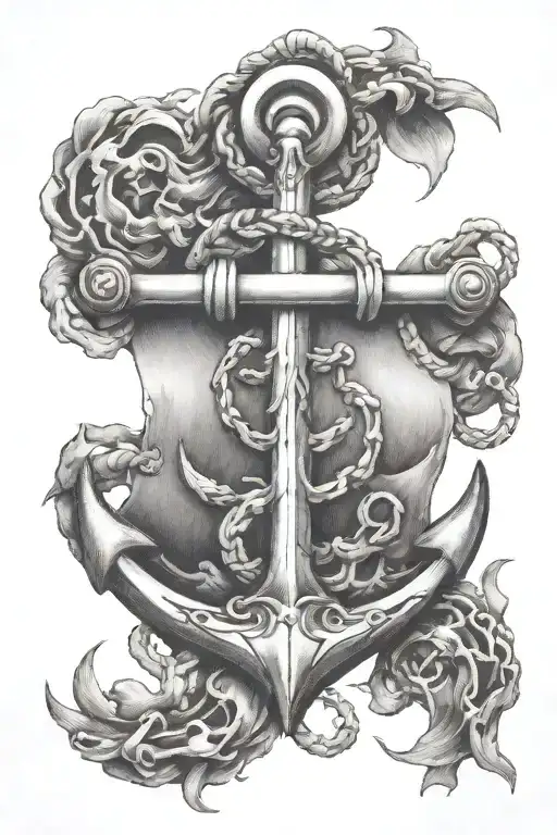 Ship Anchor Made Of Bones