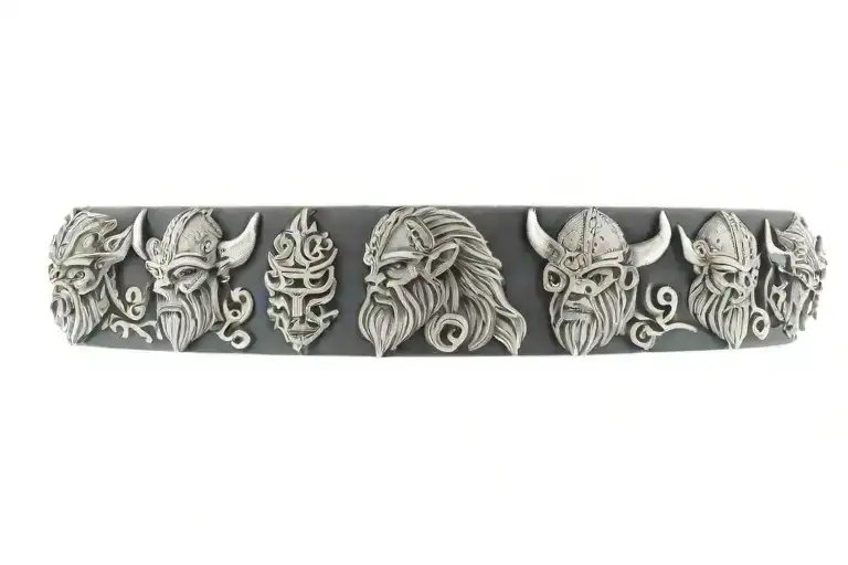 Viking Demon Cuff