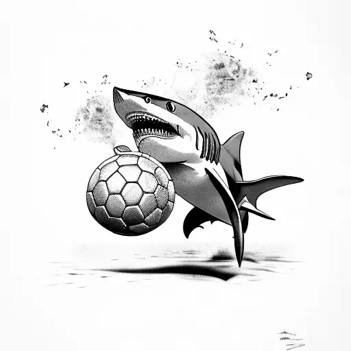 Shark With Soccer Ball
