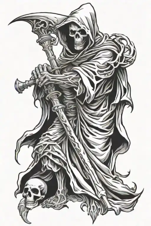 Grim Reaper Taking Souls