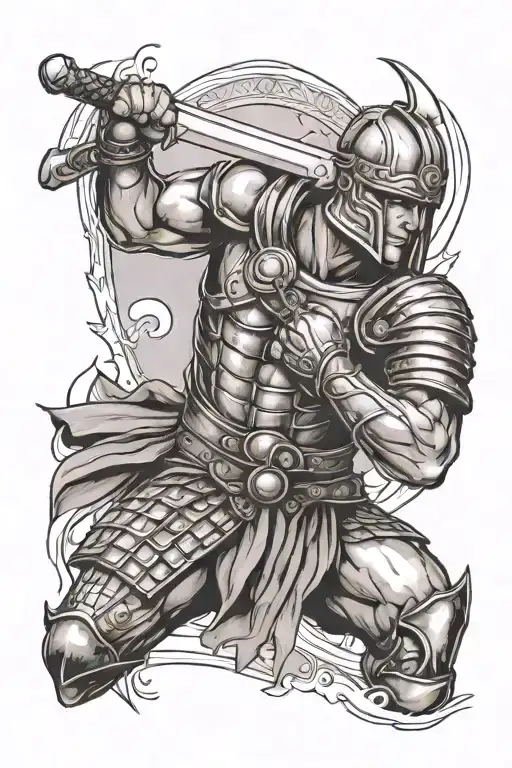 Gladiator With Korean Sword