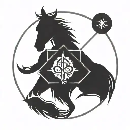 Physical Therapist Symbol Combined Minimal