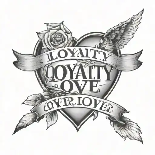 Loyalty Over Love Written Horizontally