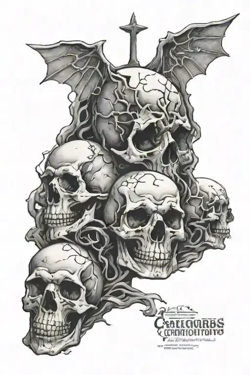 Catacombs Tomb Full Of Despair Gothic Style