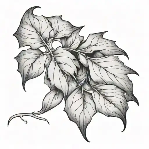 Marajana Leaf Turning To Smoke