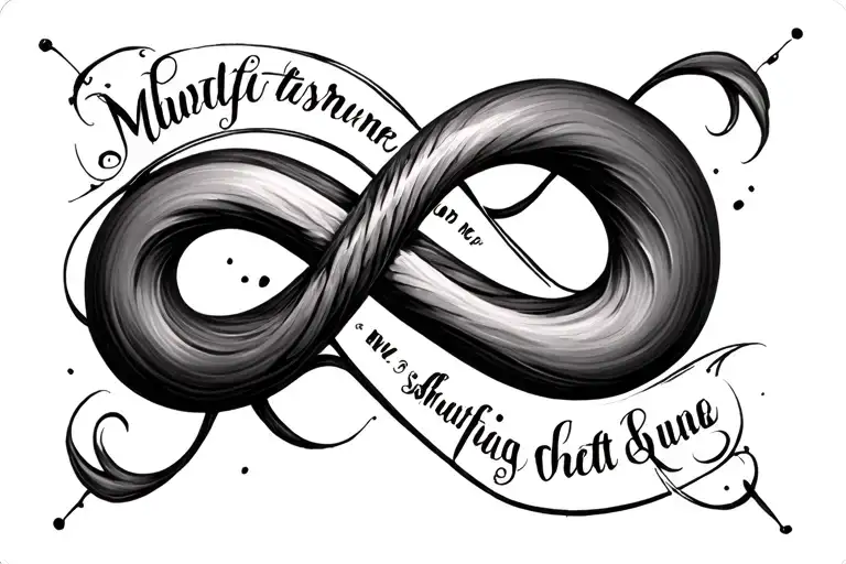 Infinity Line With Names Included