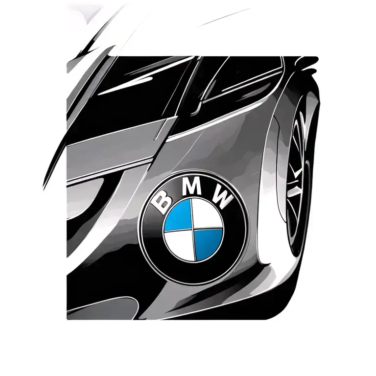 A Cool Style With Bmw Logo
