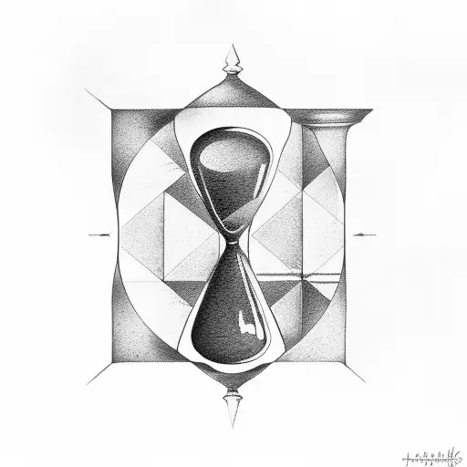 Hourglass With The Saying All We Have Is Now
